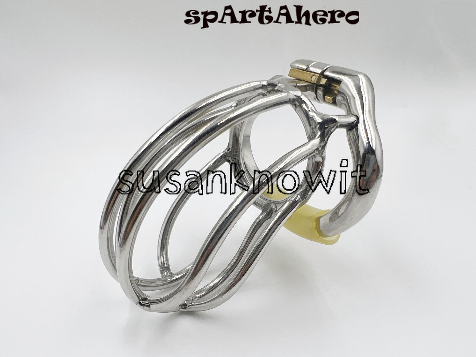 NEW Stealth Lock Chastity Cage Stainless Steel Chastity Device For Men Lock Ring