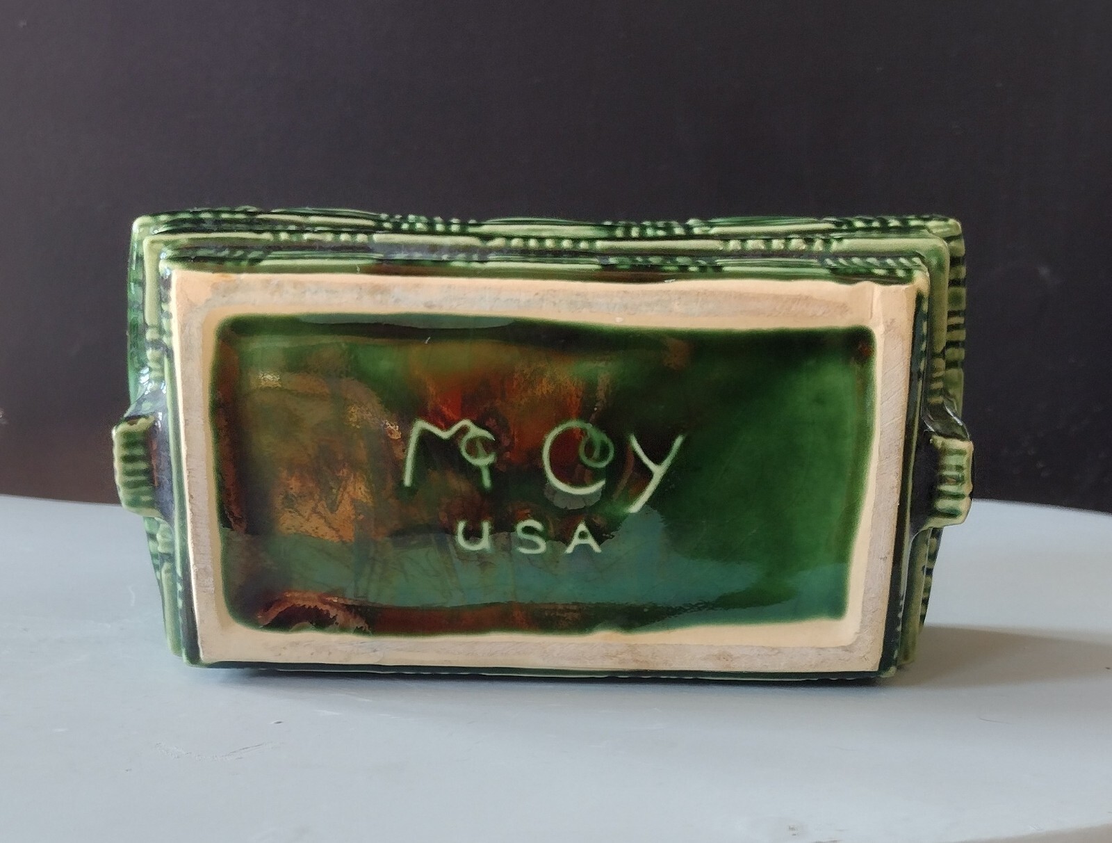 McCoy Pottery Shingle Rectangular Planter
