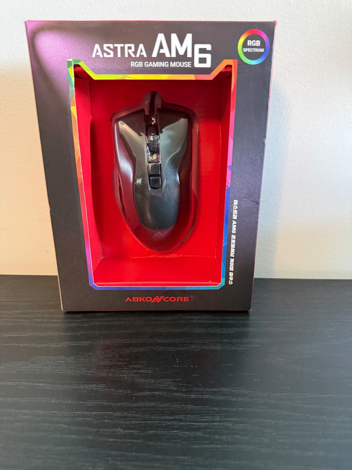 ASTRA Am 6 ABKONCORE Astra AM6 RGB Gaming Mouse Wired Spectrum Lighting