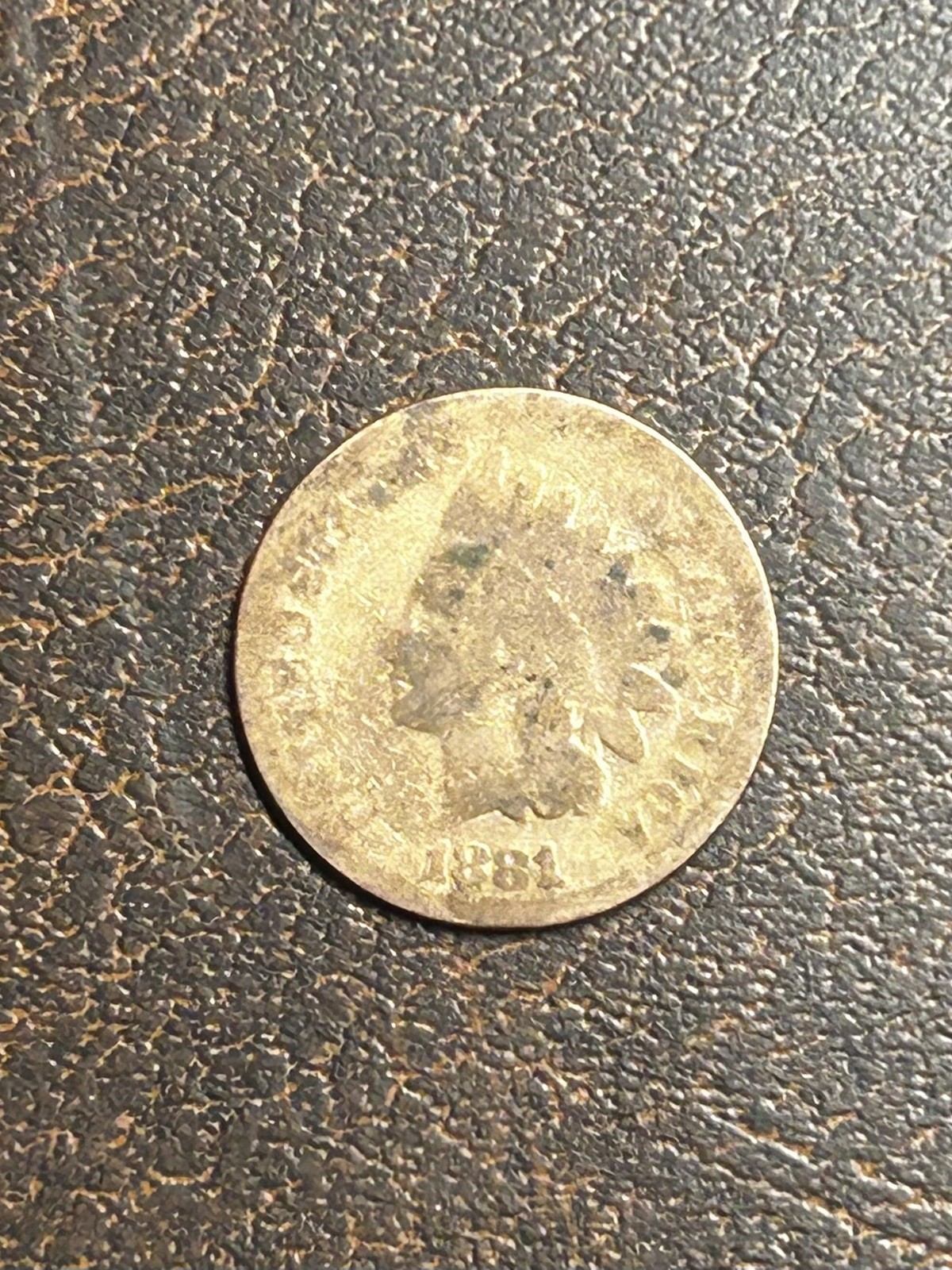 1881 Indian Head Cent Good Condition Exact Coin Pictured Free Shipping #B144