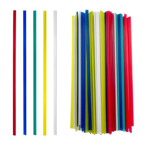 100 PCS Plastic Welding Rods, 7.9" PP PVC PPR Plastic Welding Rods for Auto