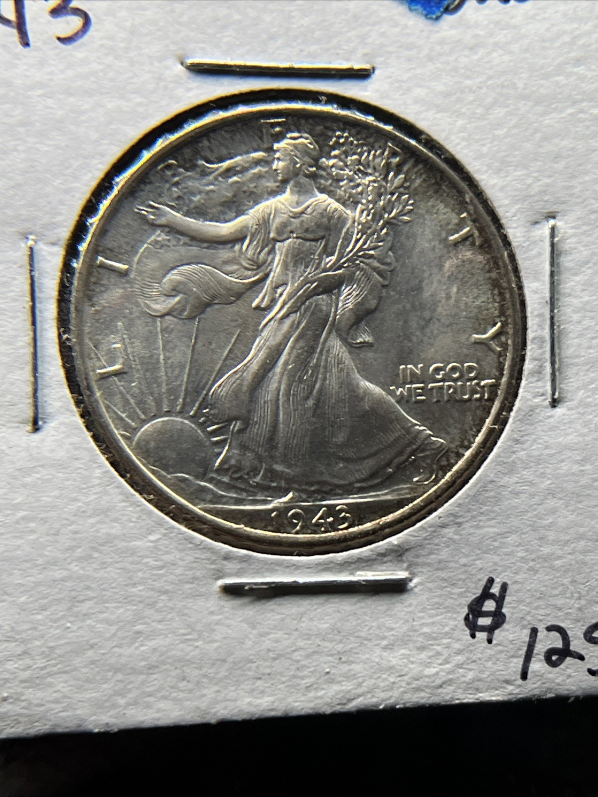 1943 Walking Liberty Half Dollar Uncirculated Plus Condition