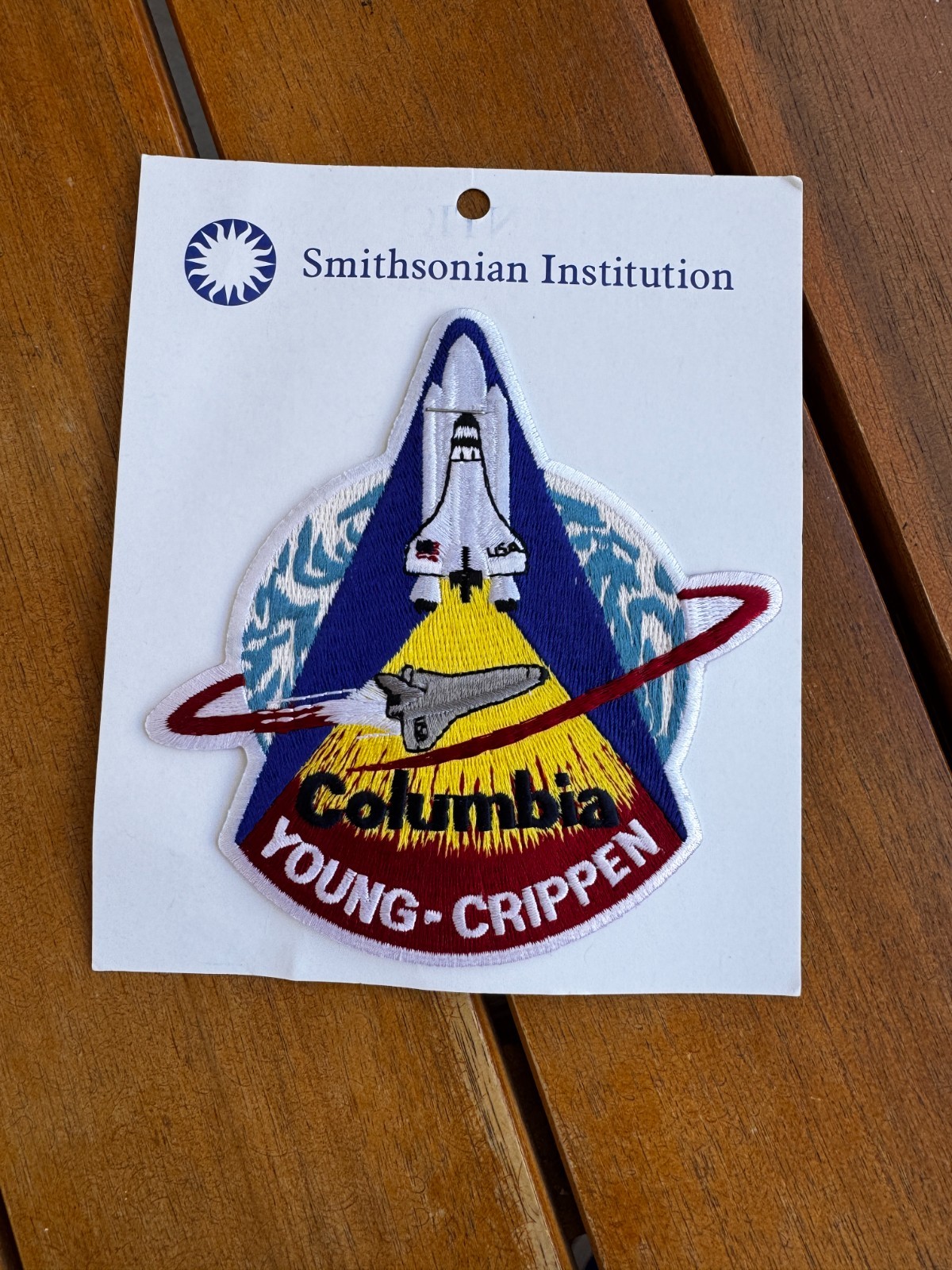 NASA STS-1 Columbia Patch Young Crippen