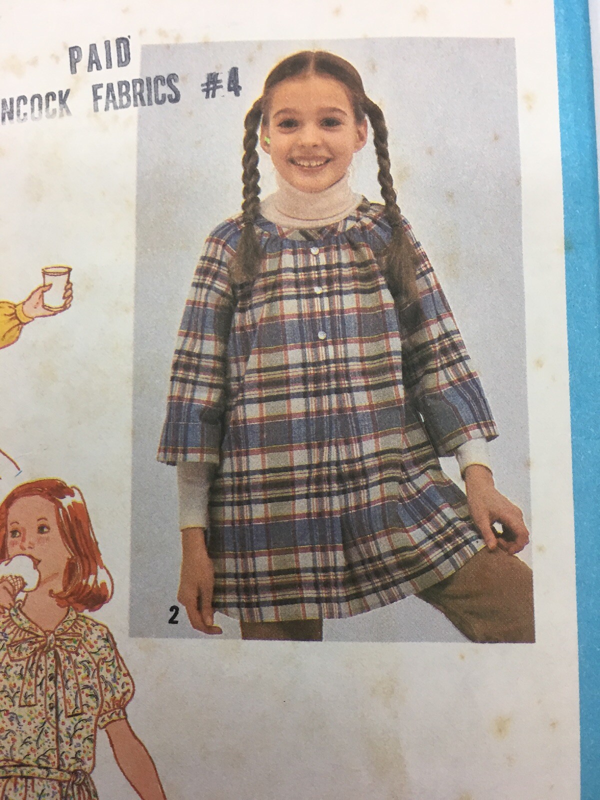 Simplicity Sewing Pattern 9087 Girls Size 7 8 Pullover Tunic and Tie Belt Top