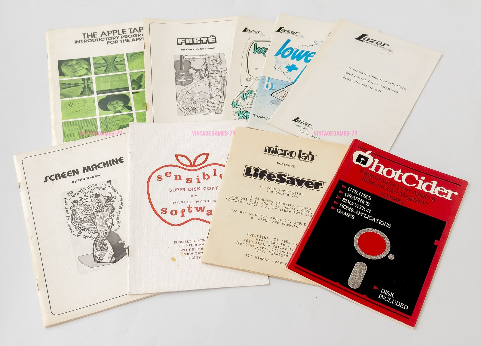 Small lot of Assorted Manuals - 1979-85 / Apple II