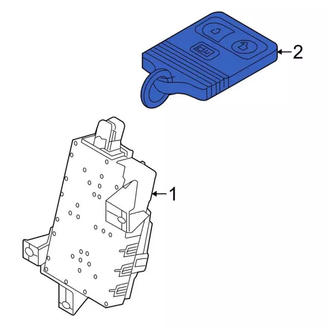 Genuine Ford Keyless Entry Transmitter 8L3Z-15K601-B