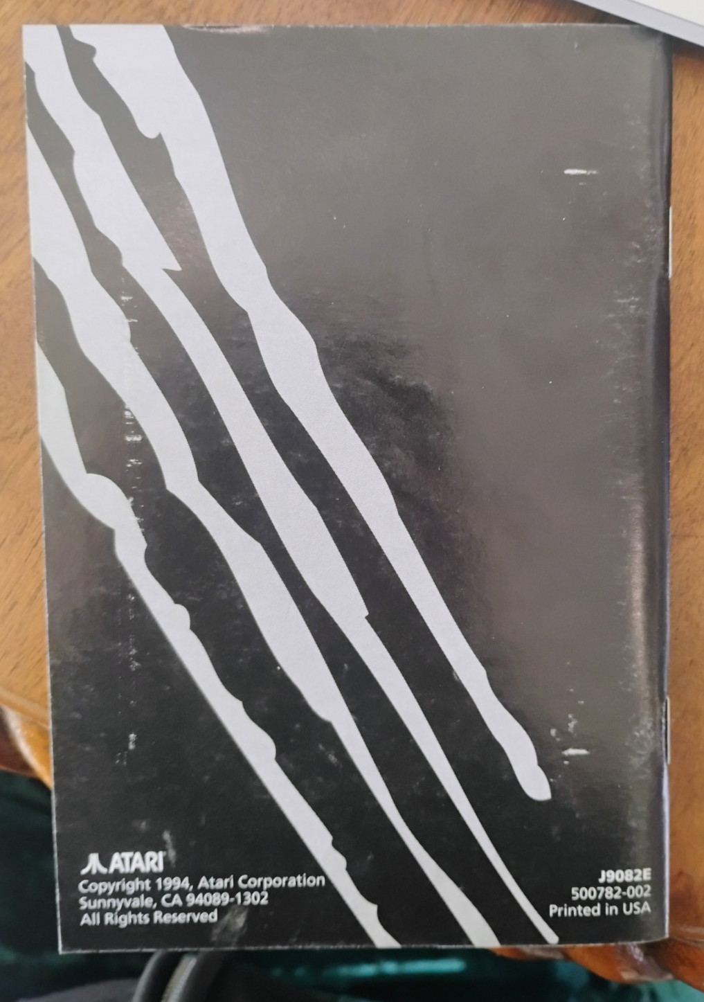Ultra Vortek Atari Jaguar Manual ONLY