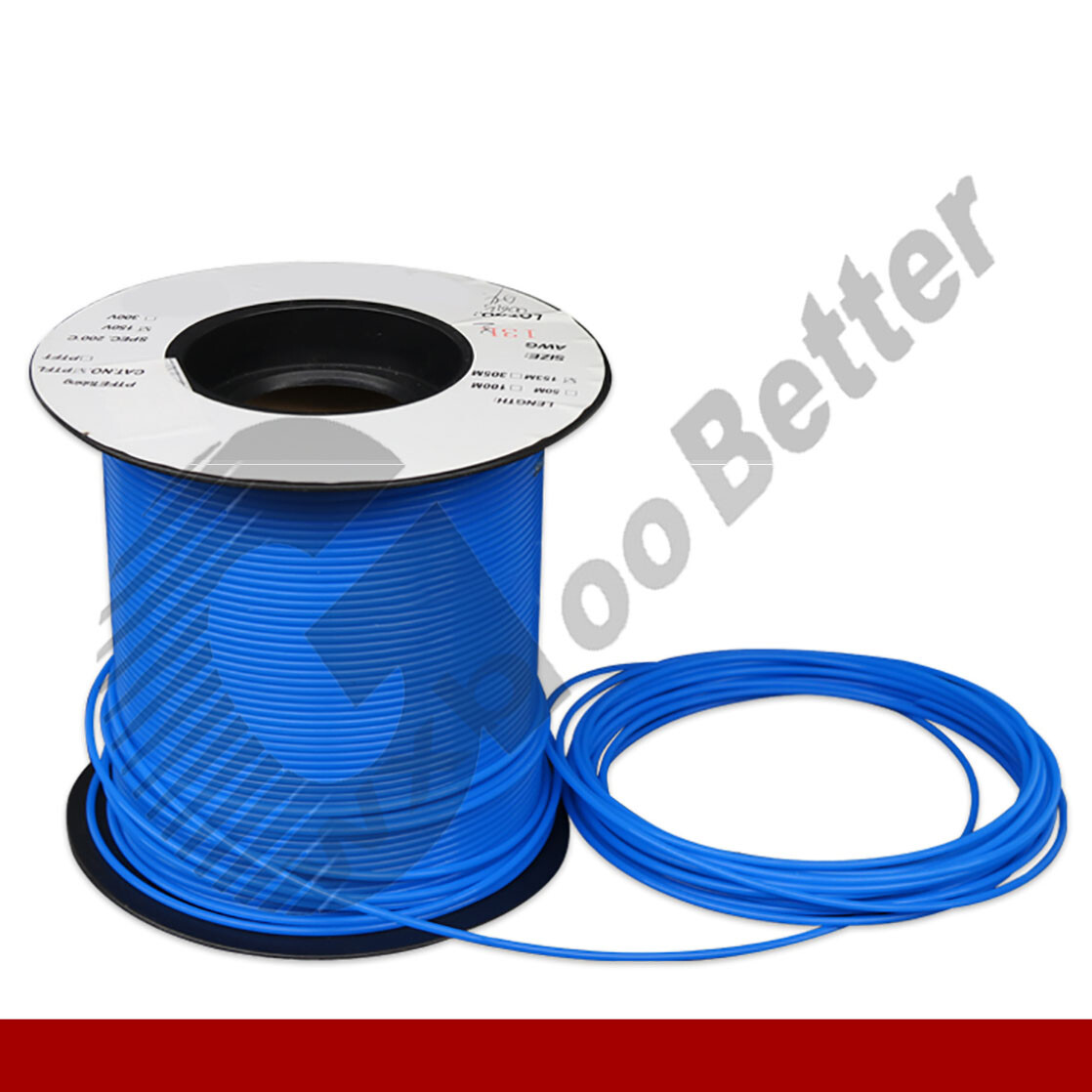 PTFE Tube ID=Φ0.3mm~Φ3.38mm Blue PTFE Bowden Tubing Capillaries 3D Printer Kit