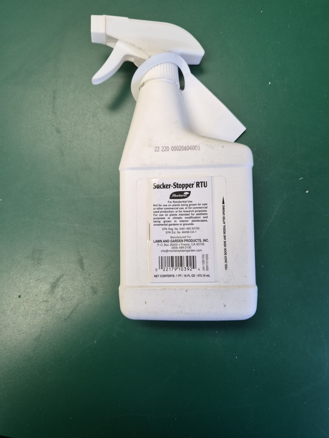 Monterey LG4300 Sucker Stopper RTU, Ready-To-Use Sprout Growth Regulator, 16 oz