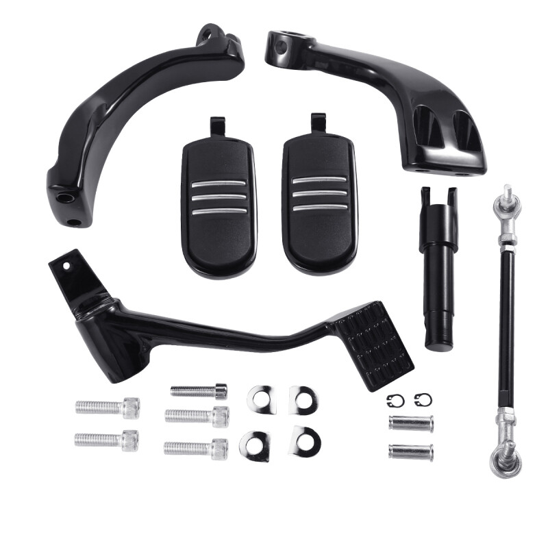 Mid Control Kit FootPeg Fit For Harley Sportster XL 883 1200 2004-2013 TCMT