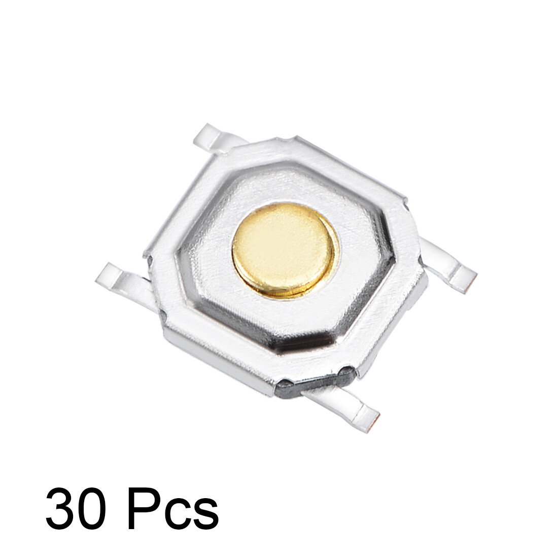30pcs Momentary Panel PCB Surface Mounted Devices SMT SPST Tactile Tact Switch