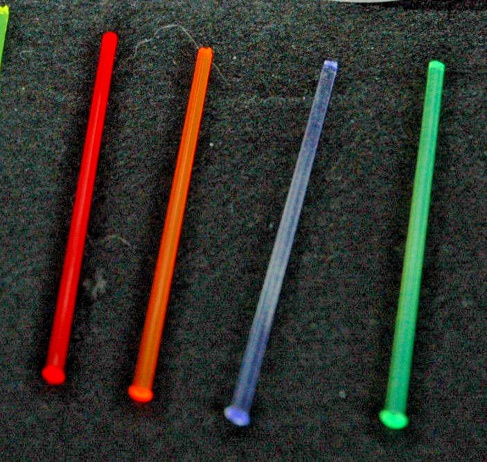 Fiber Optic 2xred 2xgreen Replace Judge 4 rods USA QUALITY  handgun 2mm TAURUS
