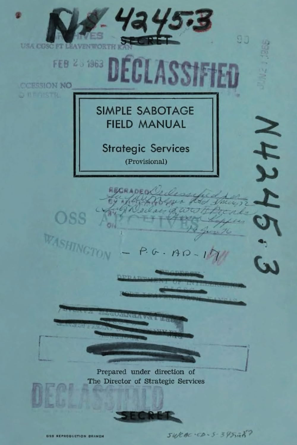 Simple Sabotage Field Manual, Paperback⭐⭐⭐⭐