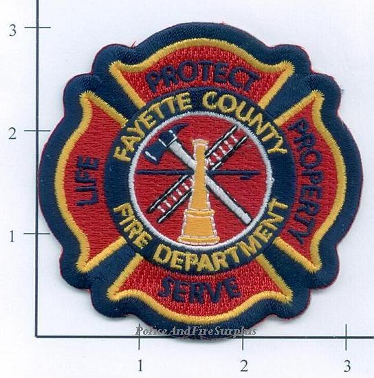 Tennessee - Fayette County TN Fire Dept Patch 3 inches
