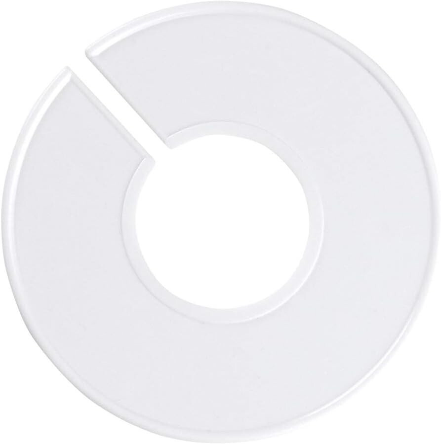 Lot of 100 White Round Blank Size Dividers Plastic 3 ¼" Fits 1 ¼" Round Hangrail