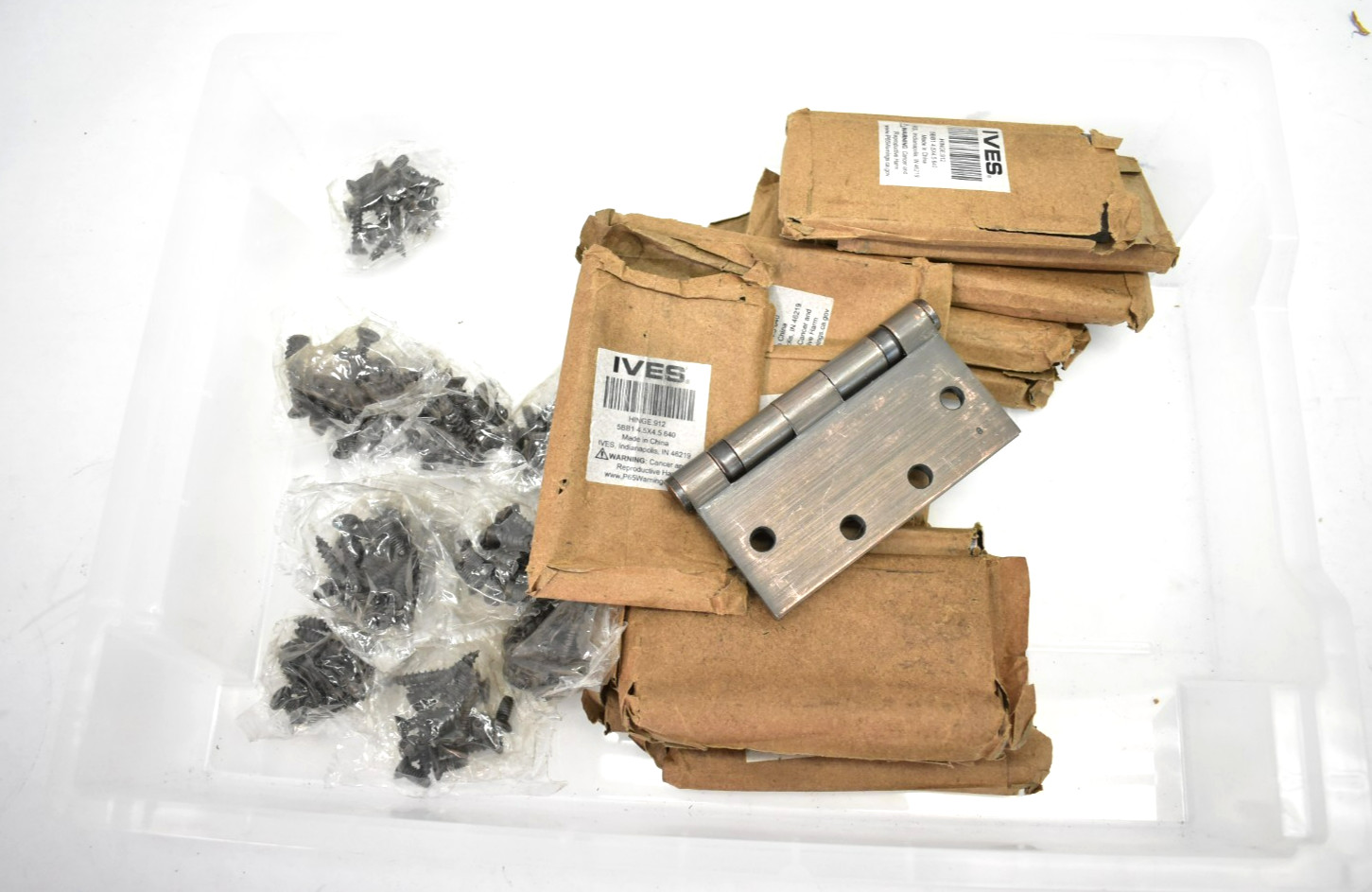 Lot of 12 Ives 5BB1 4.5" x 4.5" 640 HINGE.912 Ball Bearing Hinges Oxide Bronze