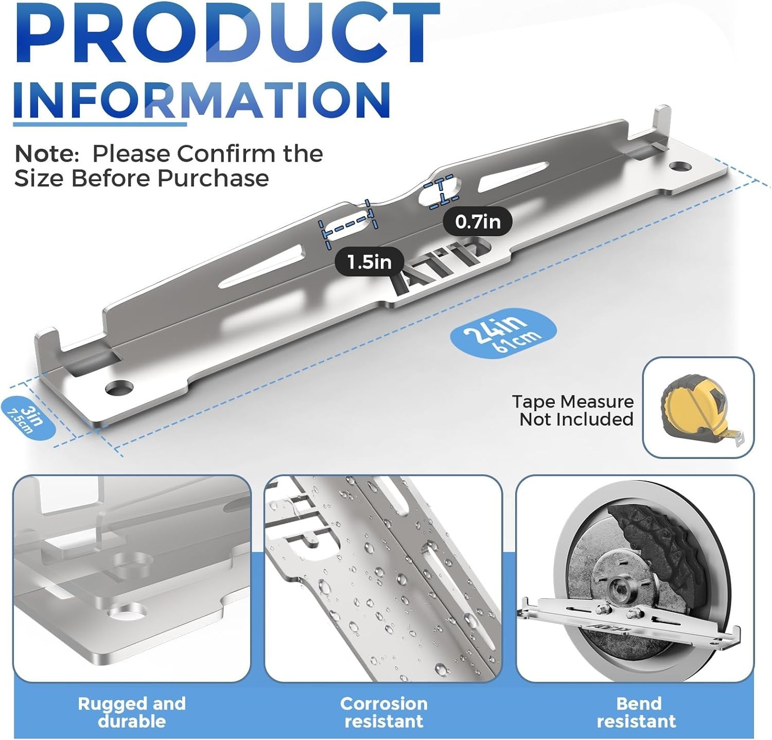 2PCS Wheel Toe Alignment Tool Plates for Car Truck SUV Silver
