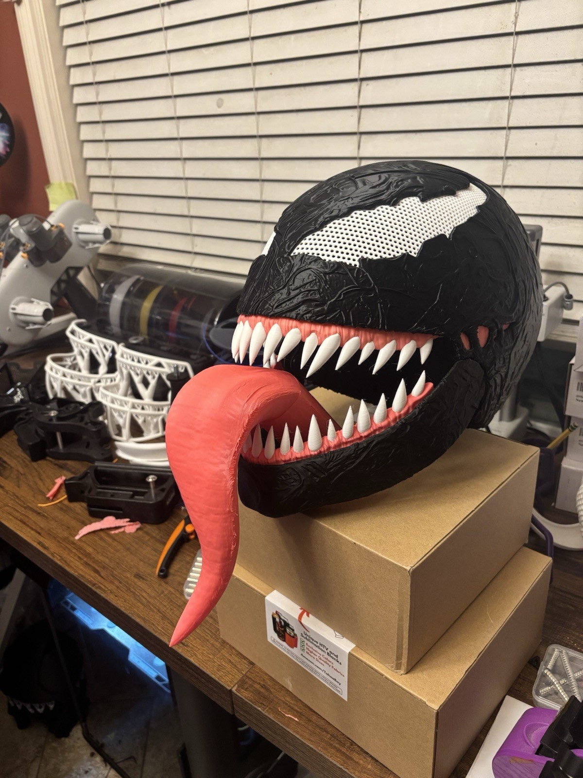 Venom Mask-3D printed