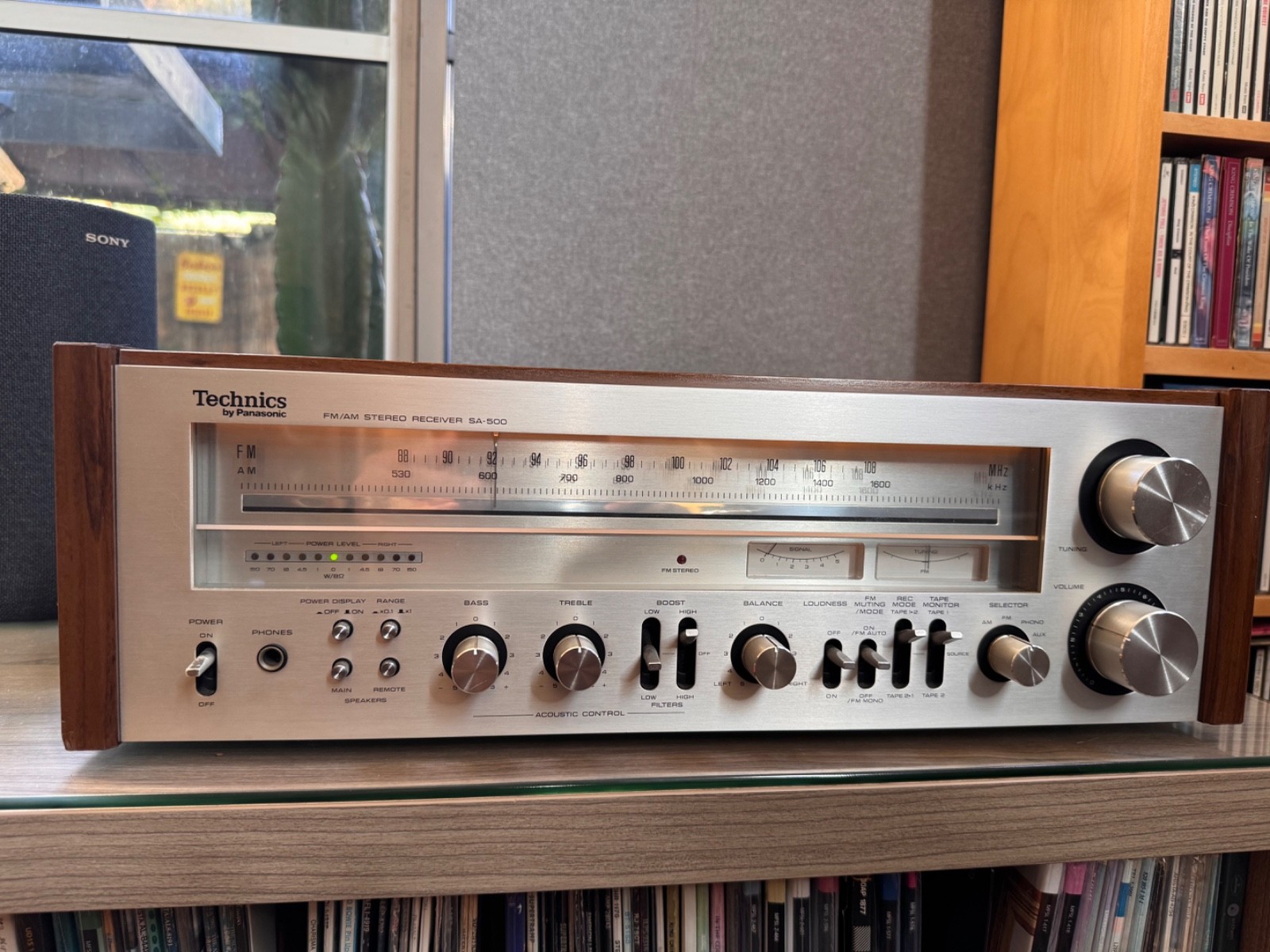 TECHNICS SA-500 AM FM PHONO STEREO RECEIVER