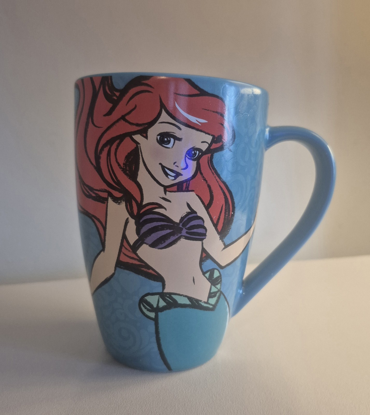 Disney Parks The Little Mermaid Ariel Mug "Part of That World" Coffee Cup Blue