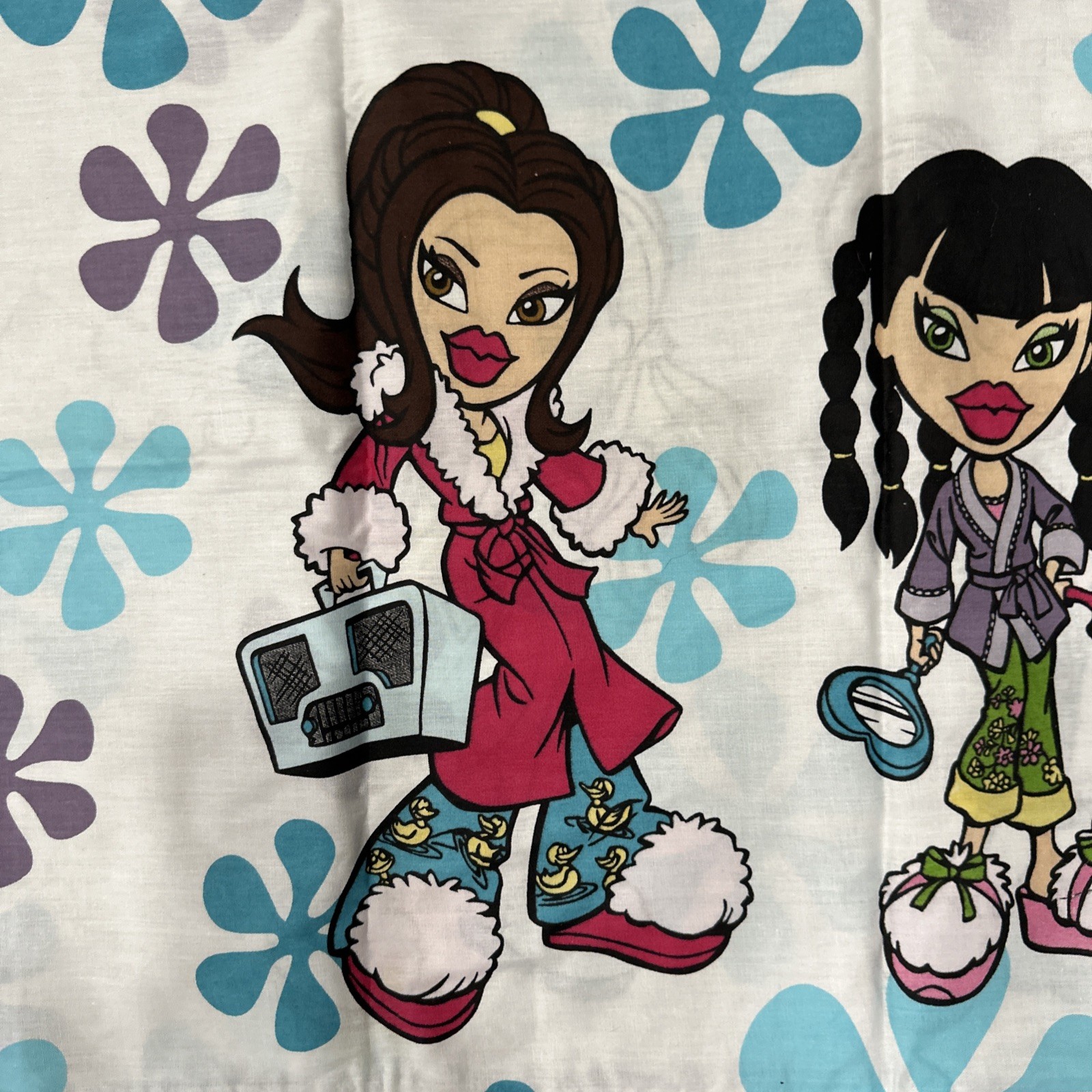 1 Vintage BRATZ Dolls Reversible Pillow Case {Fabric}