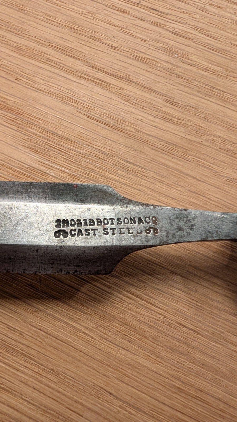 1" Thomas Ibbotson Bevel Edge Paring Chisel