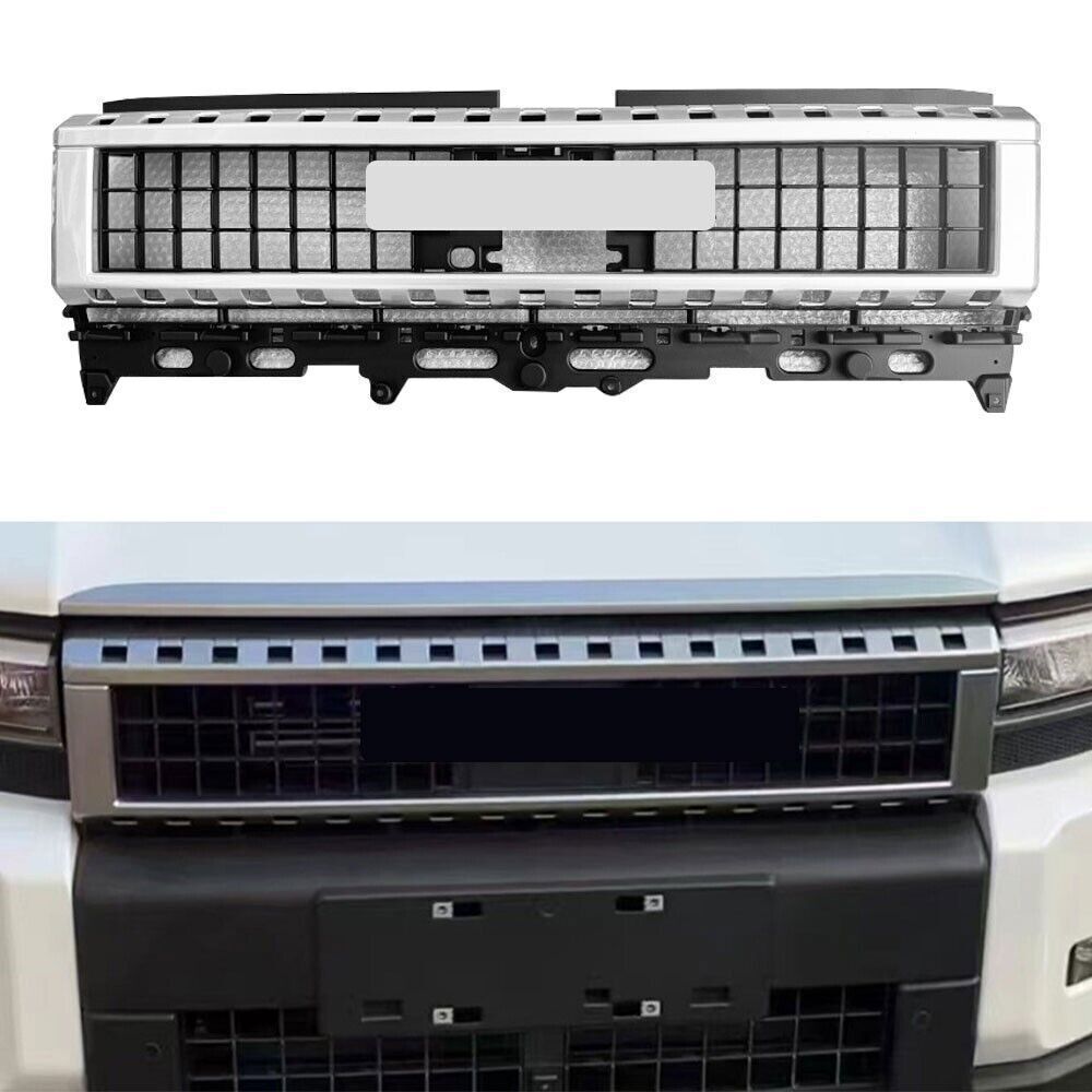Front Grill Bumper Mesh Grille Vent Trim For Land Cruiser 250 Prado J250 2024+