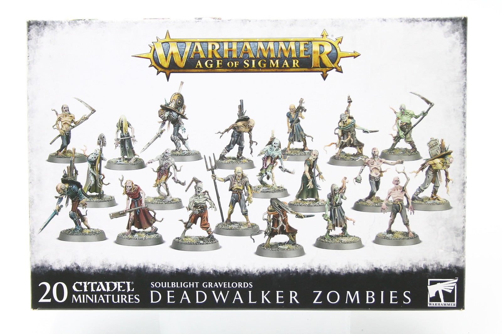 Warhammer AoS Soulblight Gravelords: Deadwalker Zombies (NIB, On Sprue) (U-B6S2