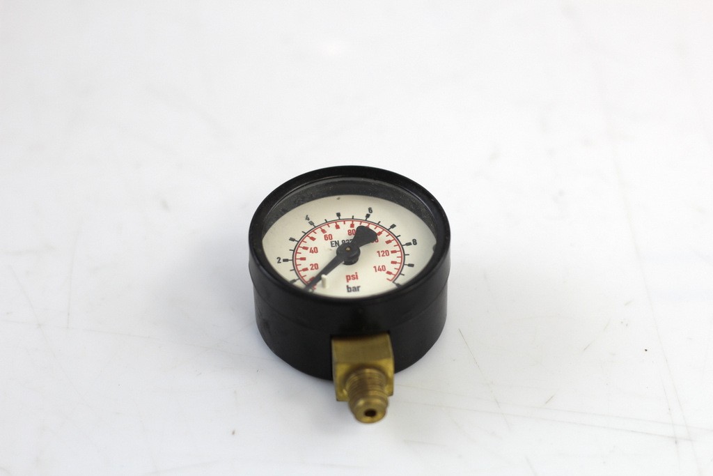 LOT OF 3 WIKA Pressure Gauge 0-10 Bar / 0-140 PSI Brass Connection