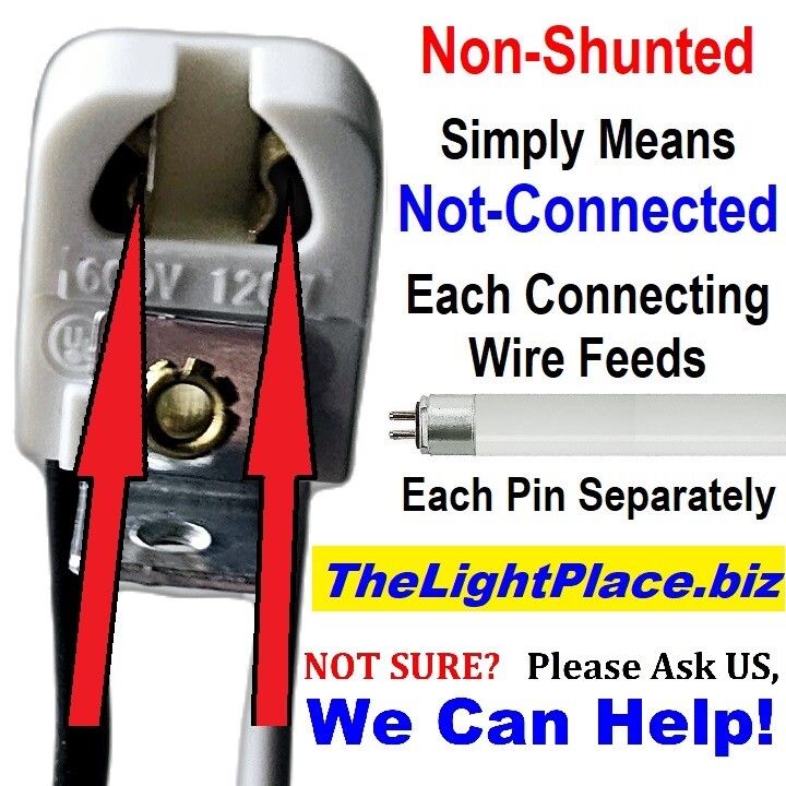 T5💥2-PIN LIGHT SOCKET BASE FIXIN LED FLUORESCENT LAMP With MOUNTING BRACKET-450