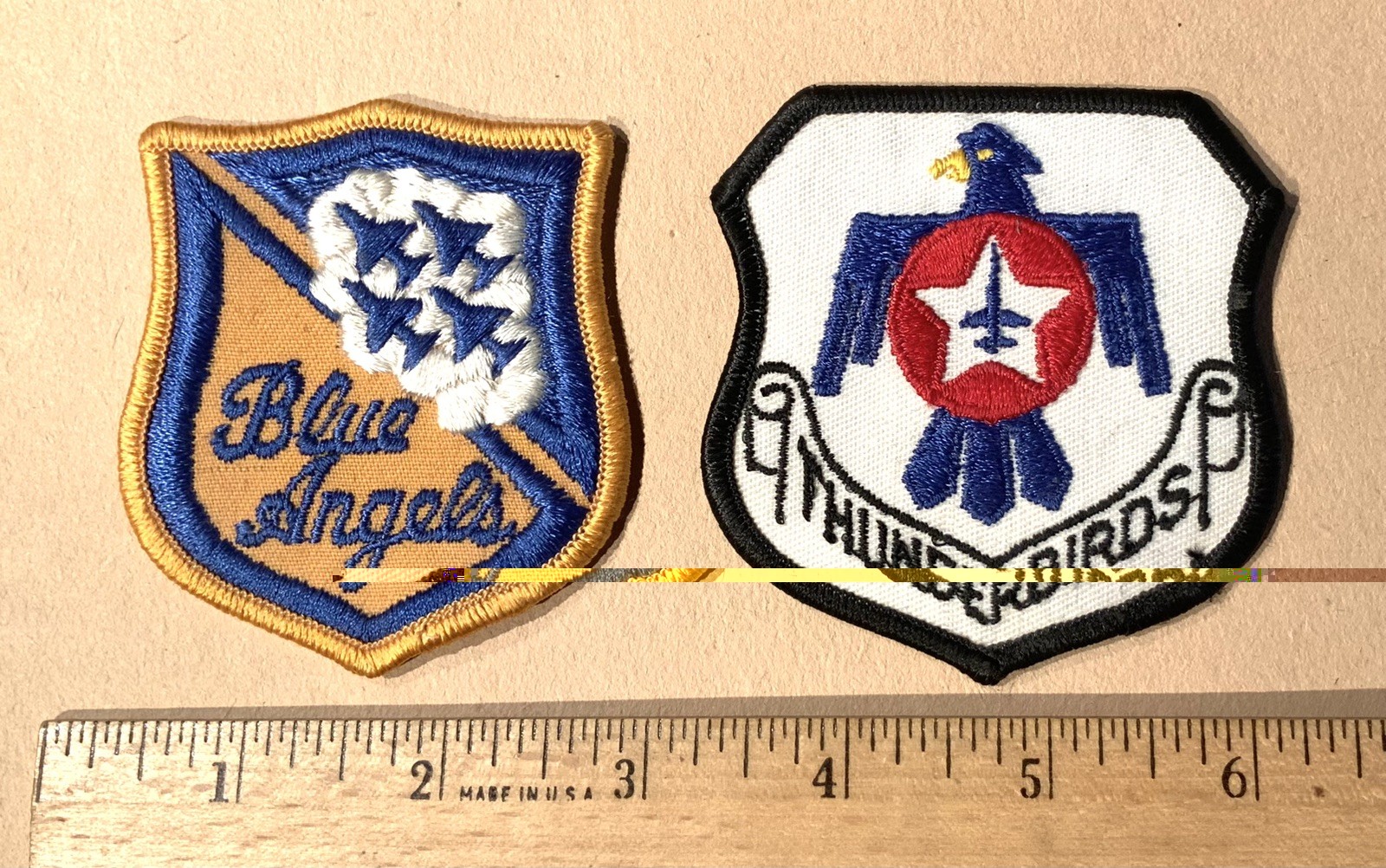 Blue Angels and Thunderbirds Flight Team Patch