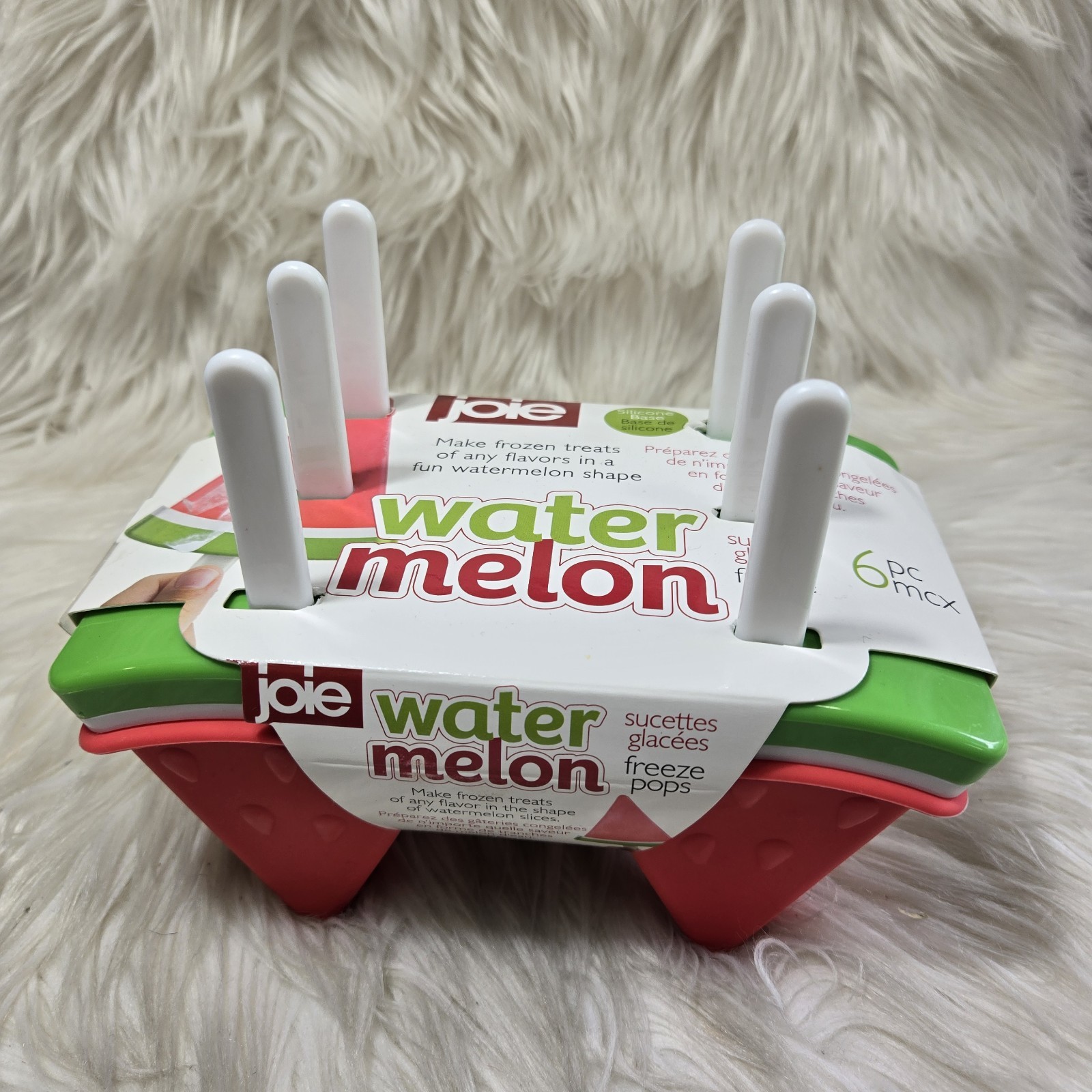 New WATERMELON Freeze Pops By Joie ~ Includes Tray & 6 Freeze Pops