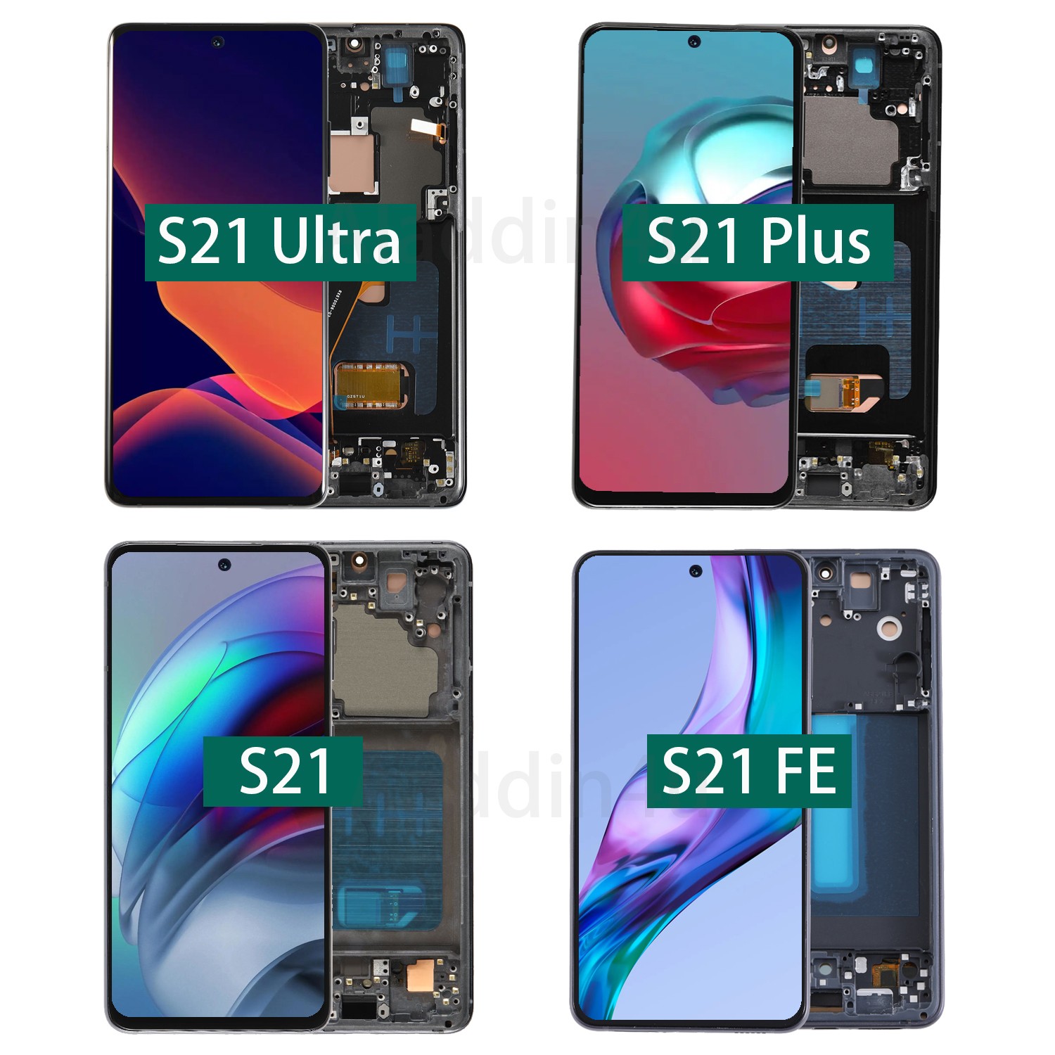 For Samsung Galaxy S21 Ultra/S21+/FE LCD Touch Screen Replacement Display Panel