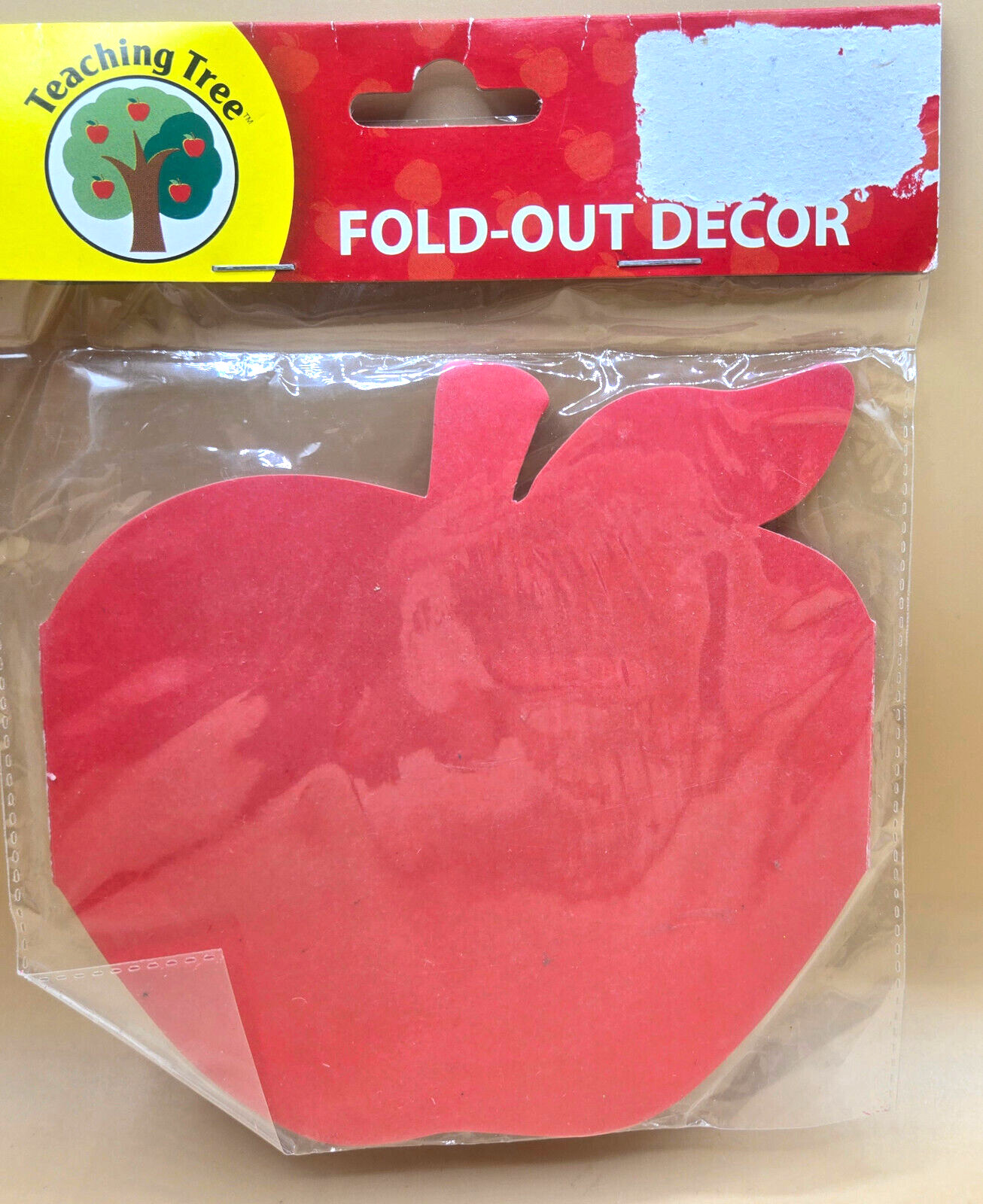Paper Fold-Outs RED APPLE Decor by Teaching Tree, BRAND NEW