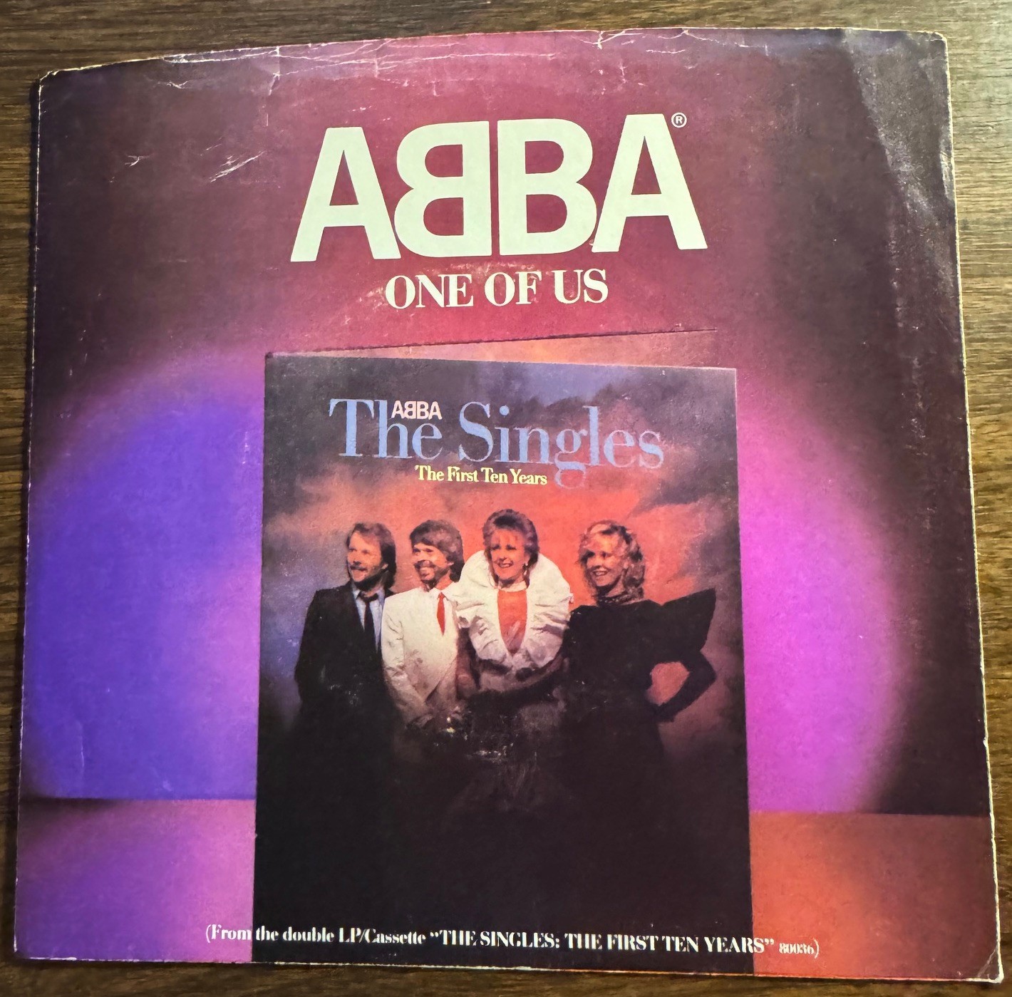 ABBA One of Us /Should I Laugh or Cry  1981  *Picture Sleeve ONLY*