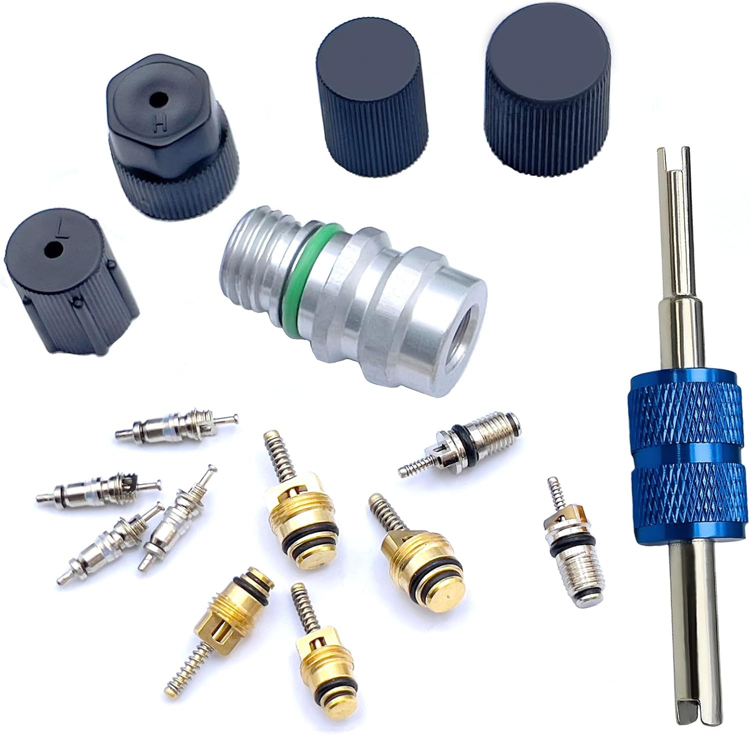 Air Conditioning Valve Core Kit | Cap & & A/C System Seal