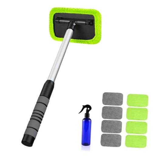 XINDELL Windshield Cleaner Tool – Car Window Cleaning Tool 17in Green