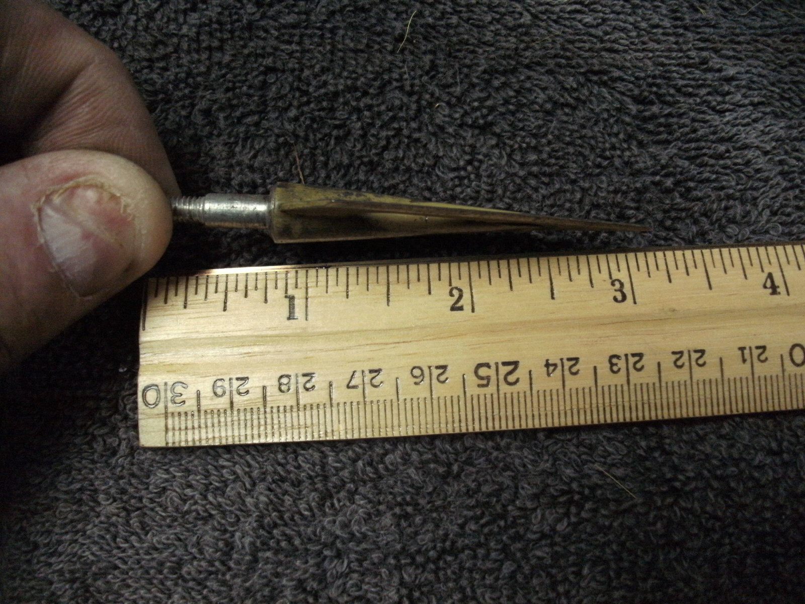 Vintage Archery Screw on broadhead , Unknown Maker See pictures
