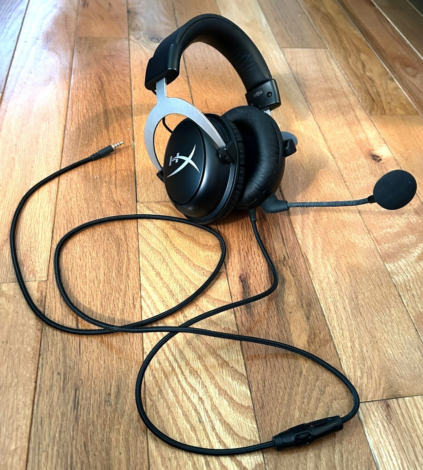 HyperX HHSC2-CG-SL/G CloudX Gaming Headset Black-Silver Wired Microphone WORKING
