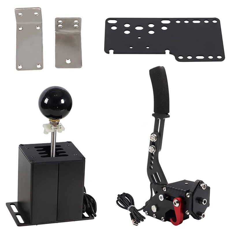 PC USB Simulator Shifter Handbrake W/ H Gear Shifter for G29 G27 G920 T300RS