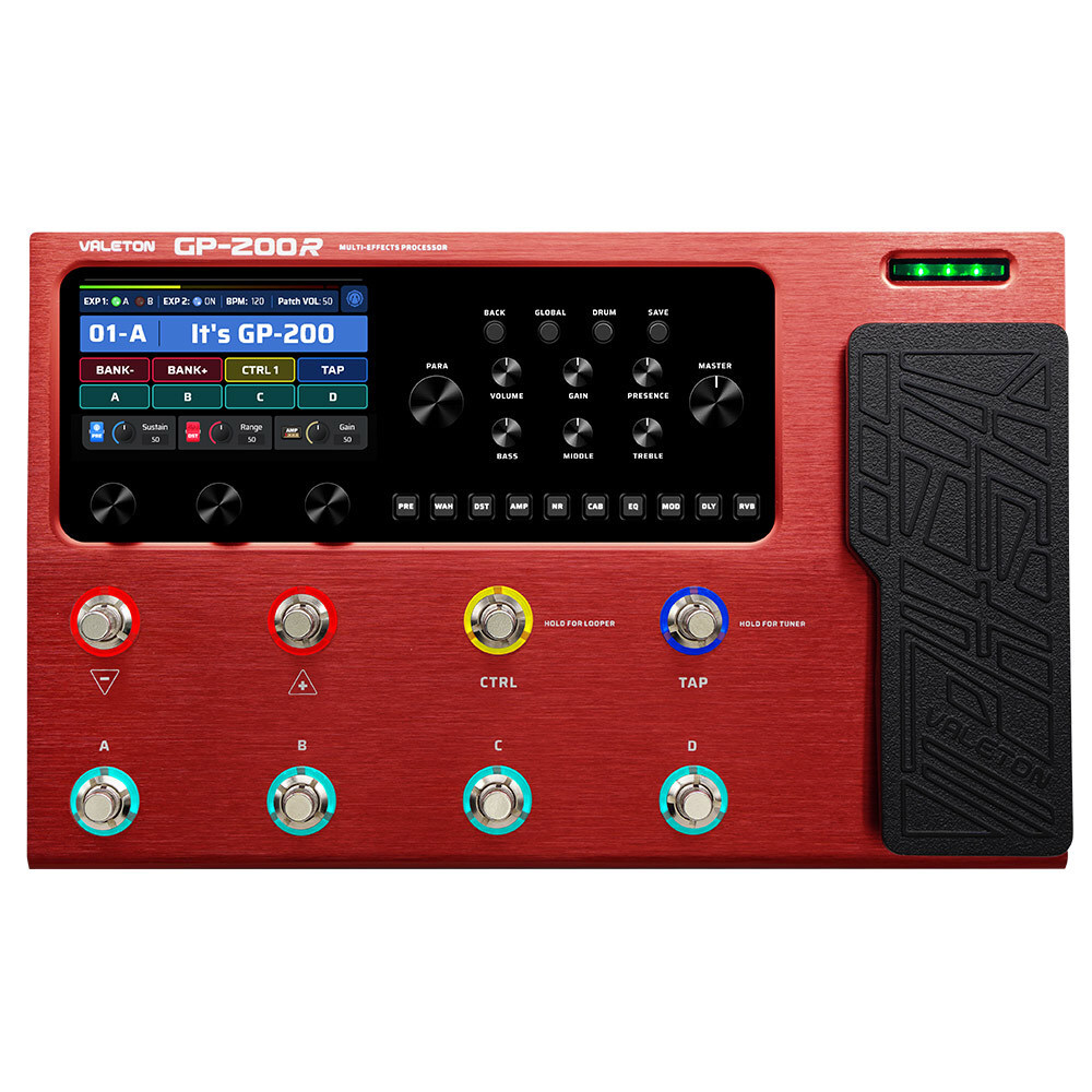 VALETON Guitar Effect Processor/Bass Amp IR FX Loop Expression Stereo GP-200/100