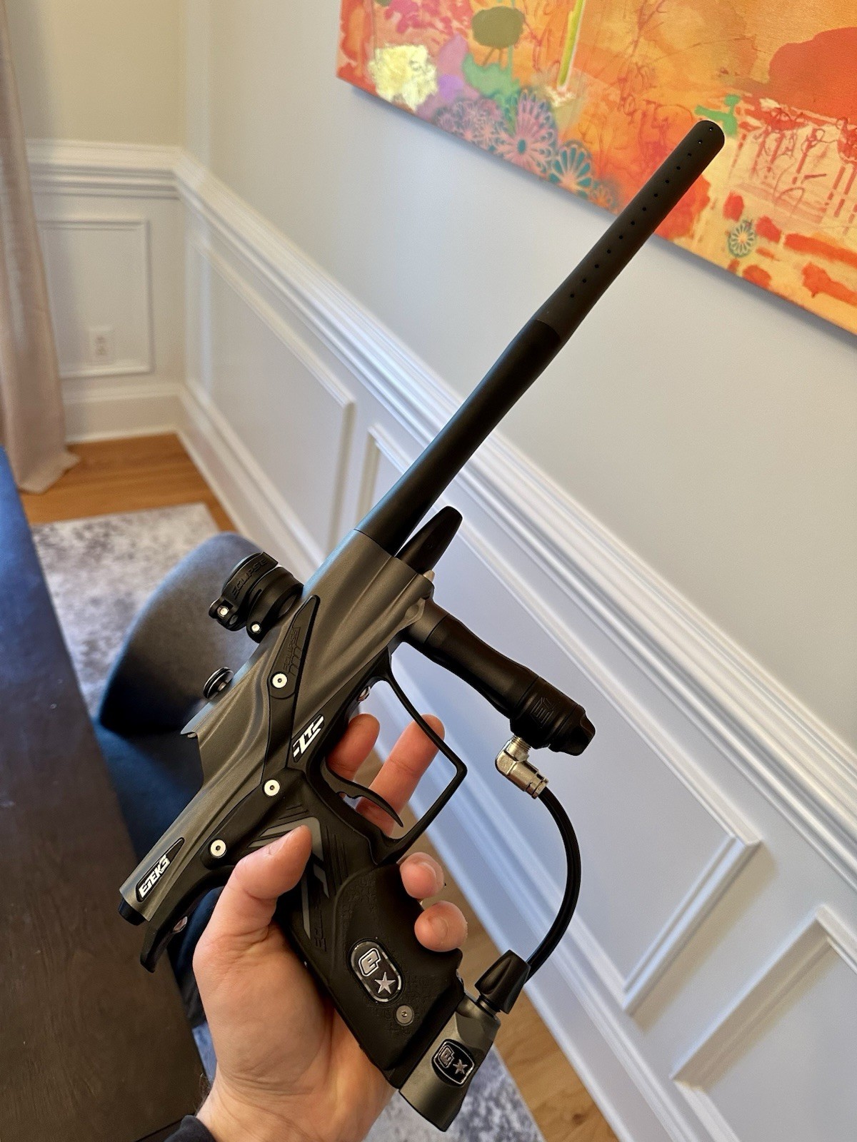 Planet Eclipse Etek Ego 3 Paintball Gun/Marker - Dust Grey/Black MINT
