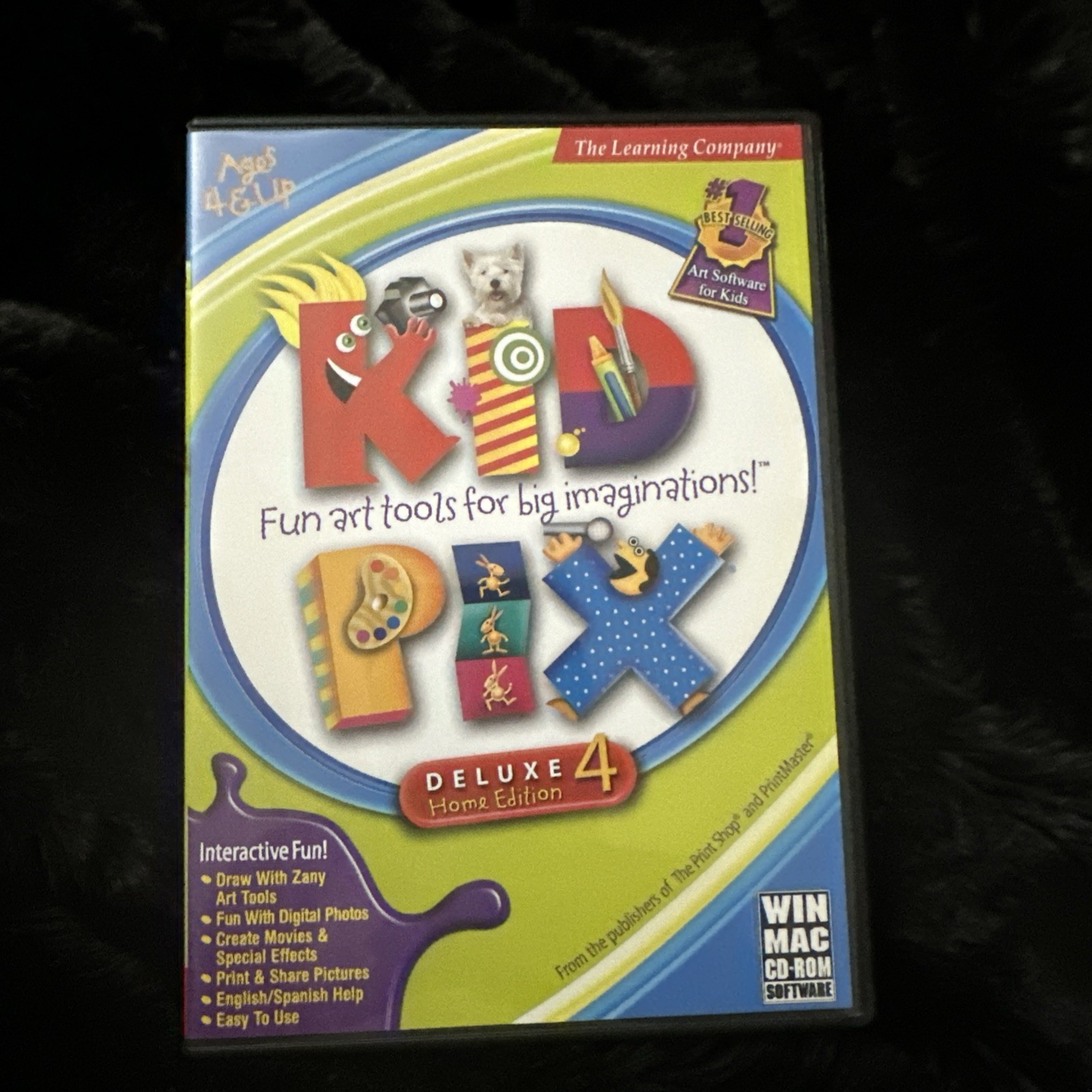 Kid Pix Deluxe 4 Home Edition PC Software