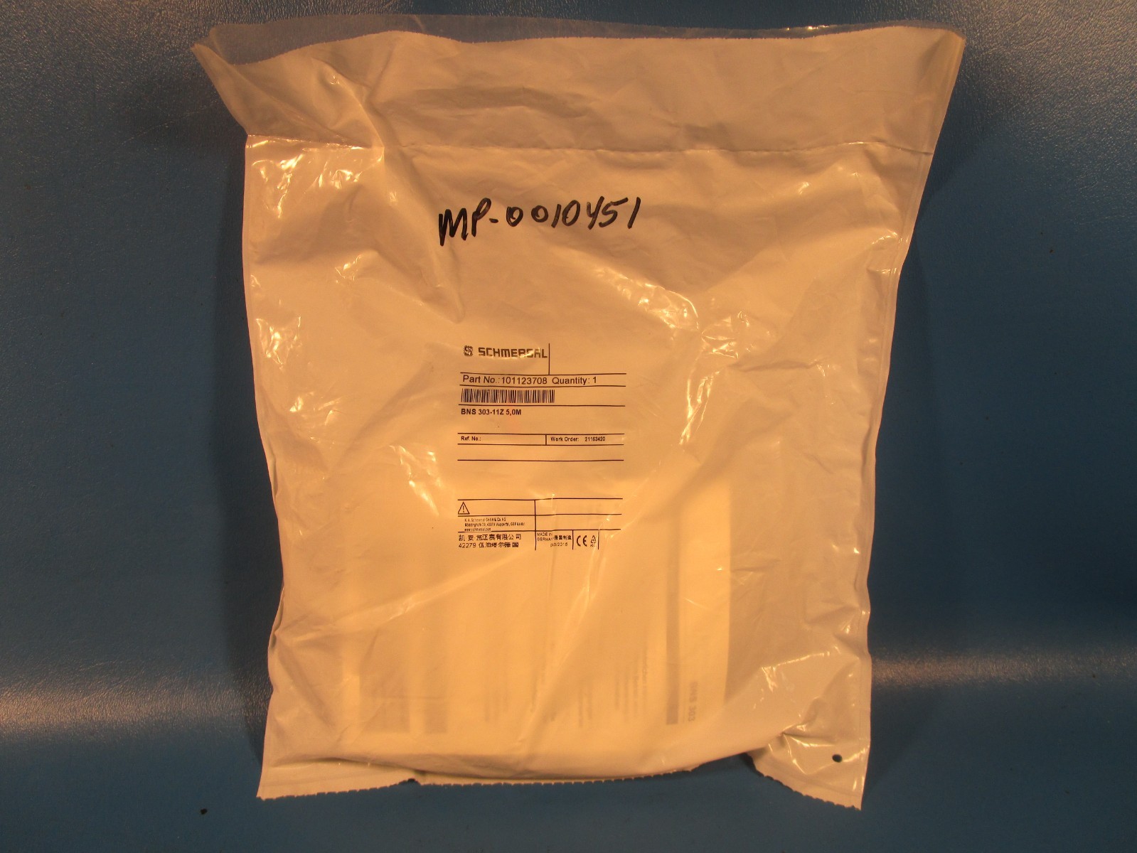 Schmersal BNS303-11Z-5M, 101123708 Safety Switch Coded Magnet BNS 303-11Z 5,0M