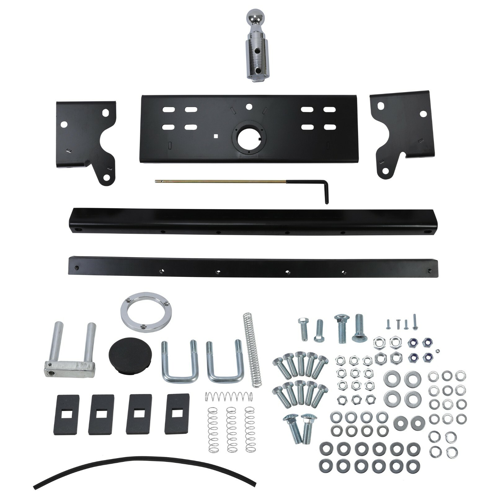 For Ford F150 2015-2020 30,000 lbs Double Lock Gooseneck Trailer Hitch Kit Black