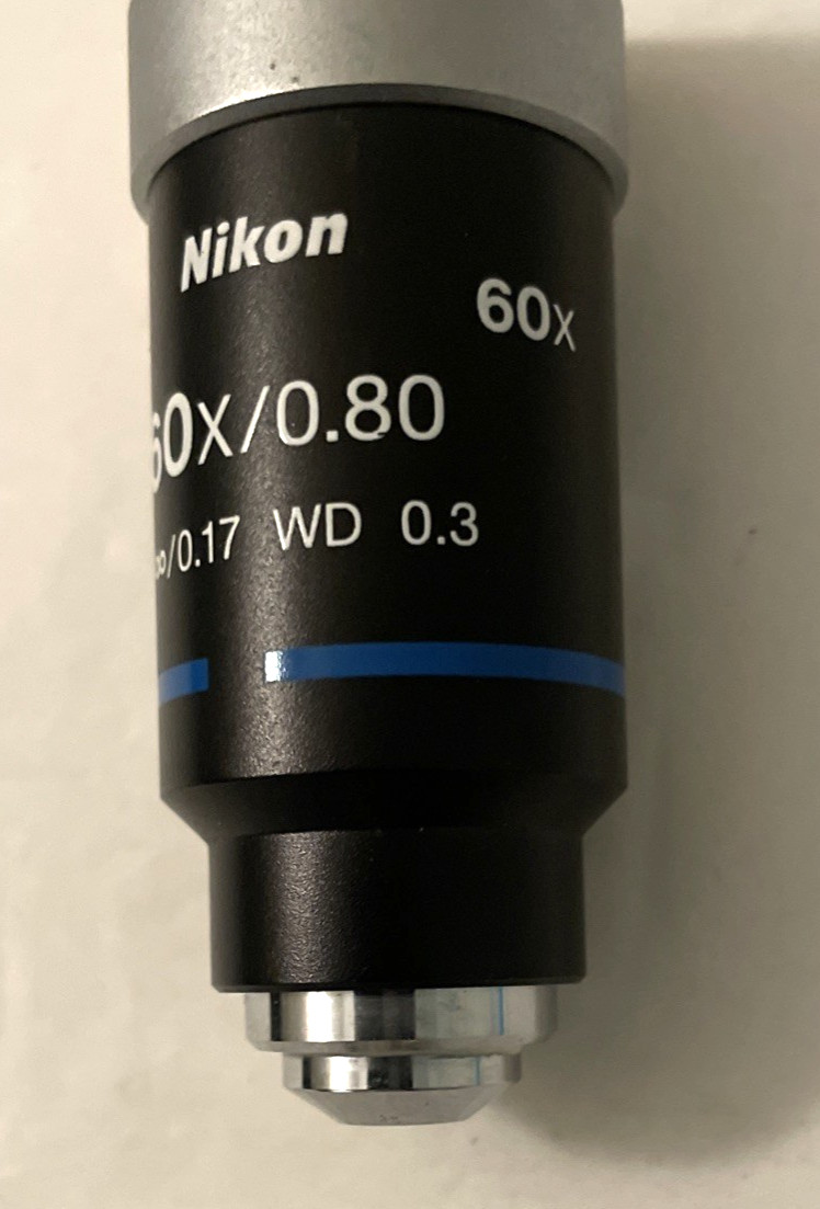 Nikon 60x/0.80 WD 0.3 Microscope Objective
