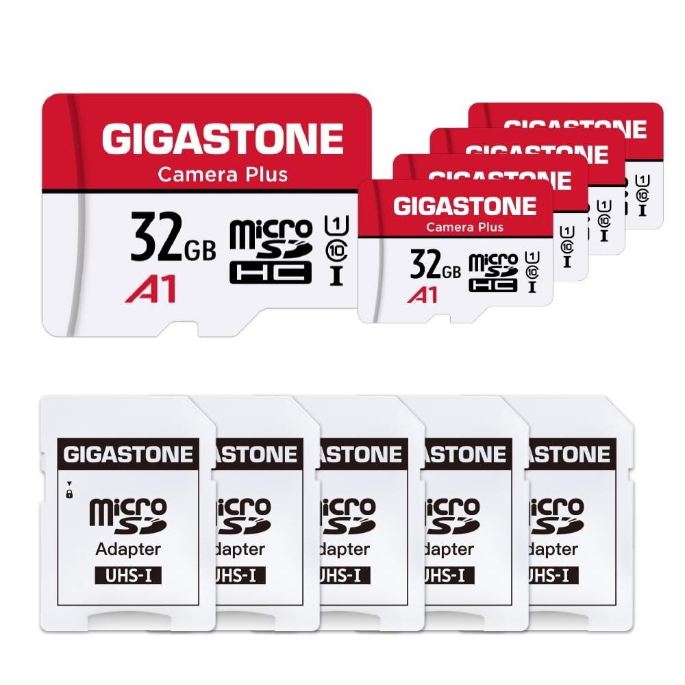 5 Pack 32GB Micro SD Card Class 10 Memory Cards for Security Cameras and Devices