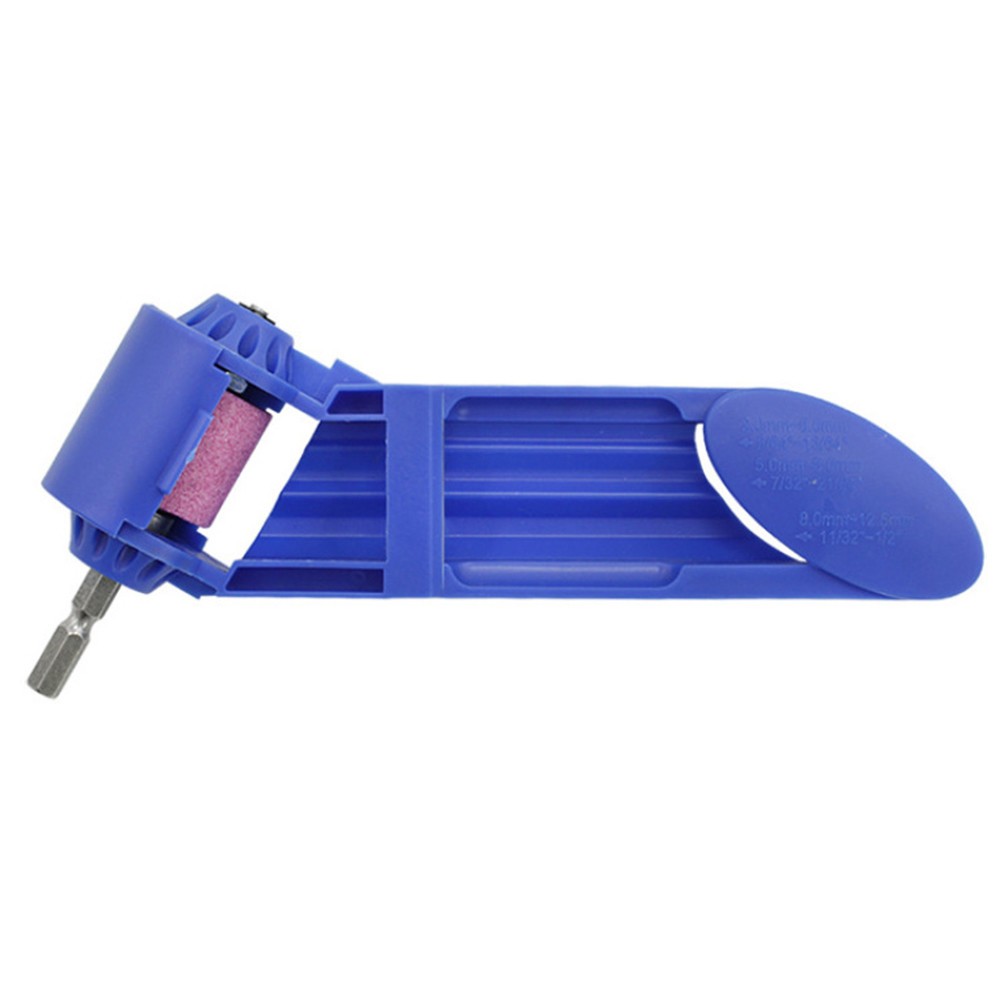 Blue Reusable Drill Grinder Attachment Plastic Metal for Woodwork Drill