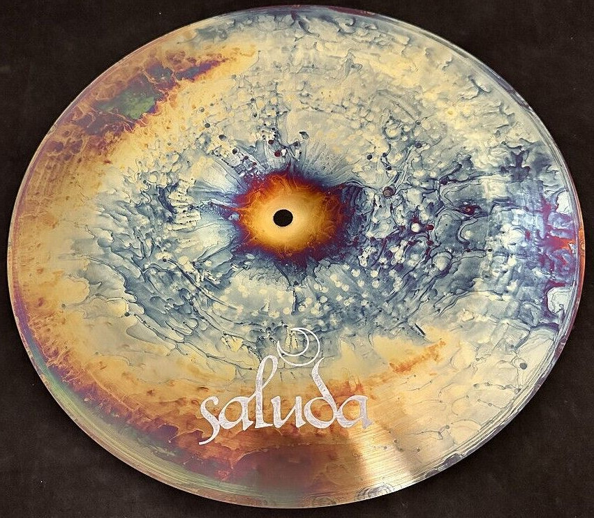 17" SALUDA EXPERIMENT IN PROGRESS ELECTRIFIED CHINA CYMBAL