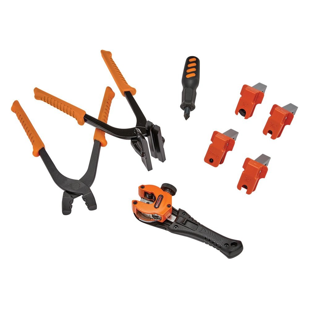 S.U.R.&R Brake Tool Assortment BTB5K Tubing Cutter Reamer Pliers Straightener